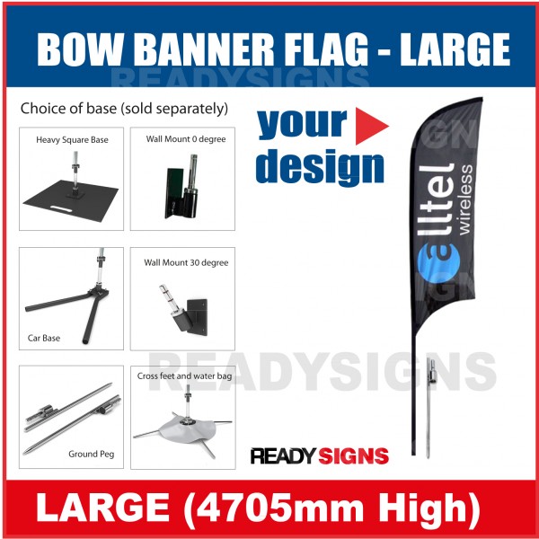 Banner Flag - Bow Banner - Large
